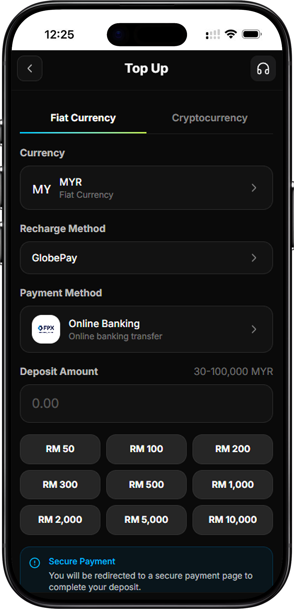 OnePlay Top Up Methods